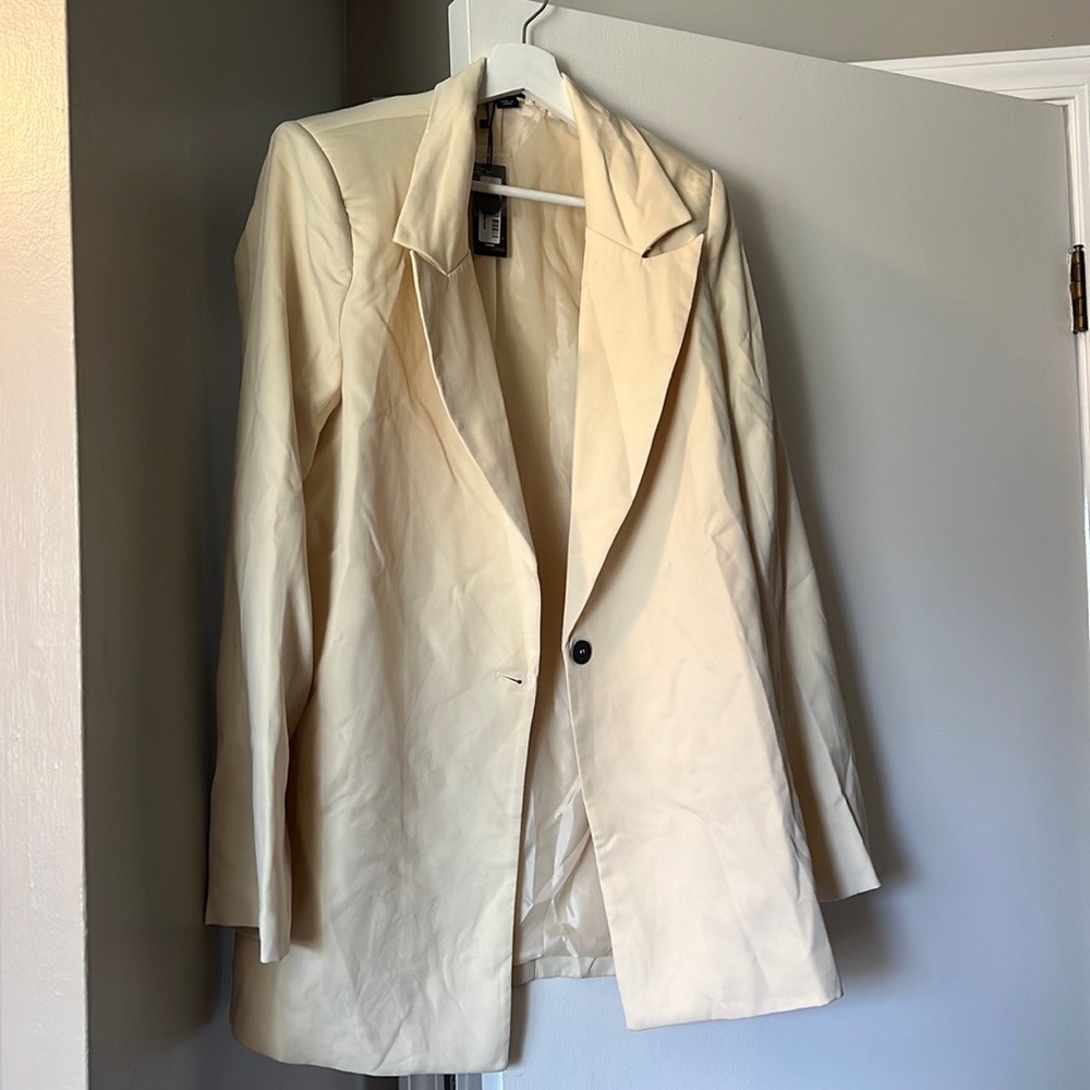 Long oversized blazer